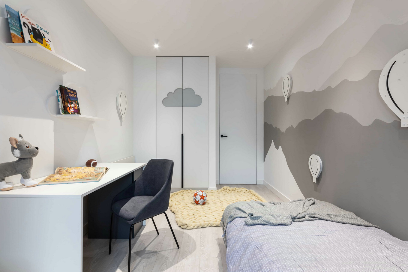 乌克兰 92㎡艺术气息住宅设计-40