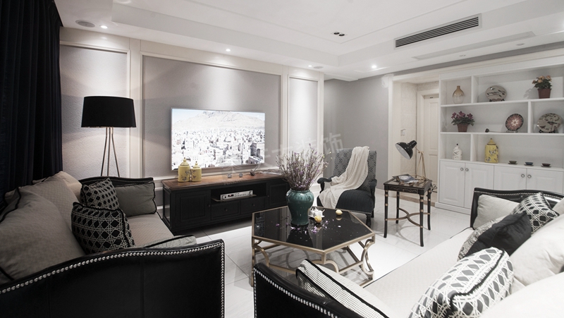 渝北 140 平米现代法式洋房装修完工效果-7