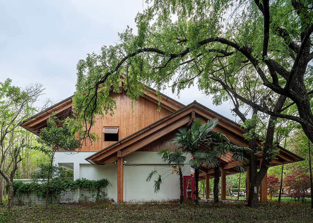 长宁环城生态公园带市民服务驿站丨中国上海丨致正建筑工作室,冶是建筑-21