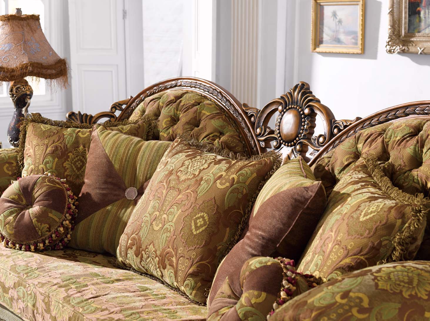 高清古典美式风格 卧室客厅餐厅书房家具场景图片素材-4-36