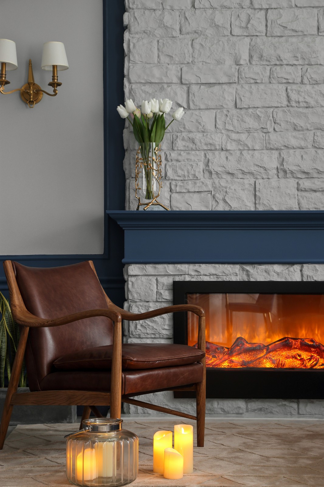 清羽设计 · 成都 178㎡优雅灰蓝家居,打造舒缓港湾氛围-34