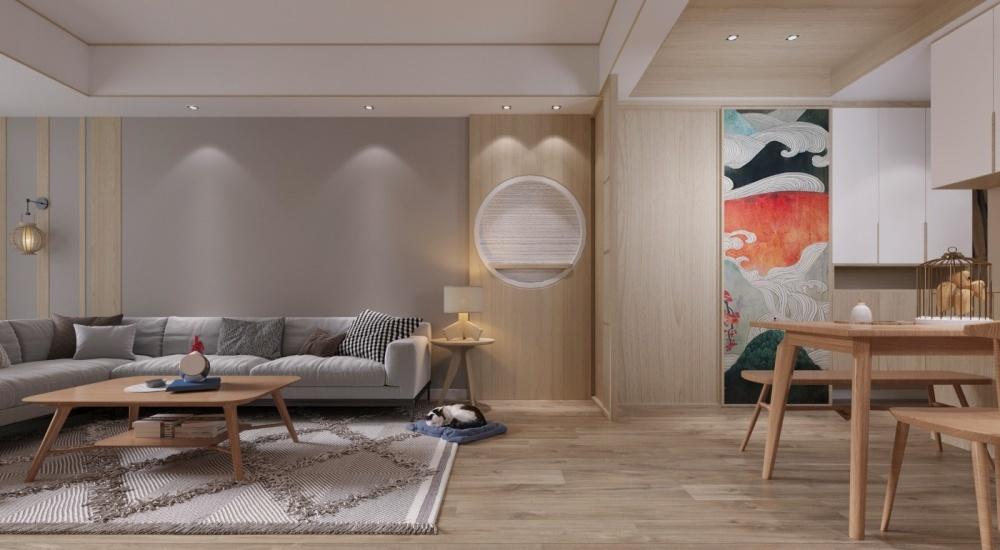 日式风雅居,简约舒适的空间设计-0