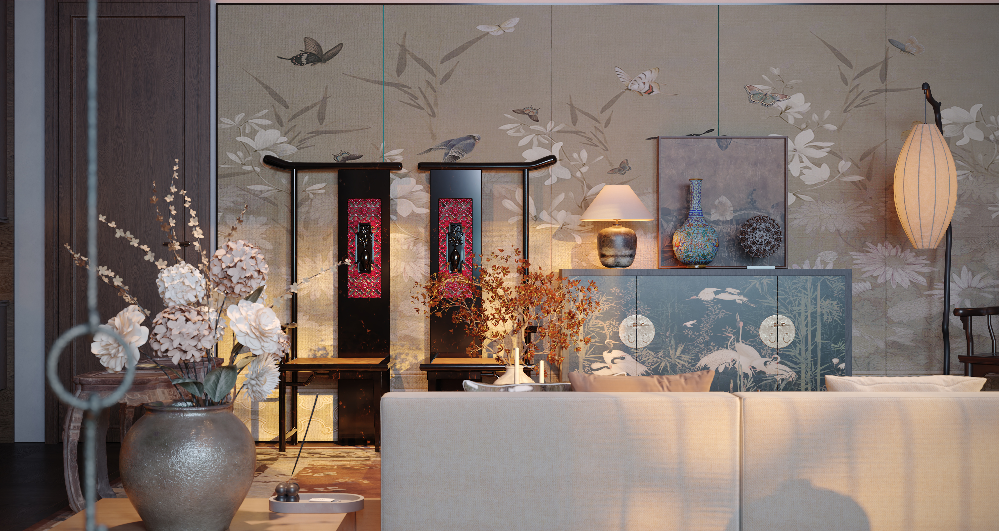 新中式奢华会所 茶室-10