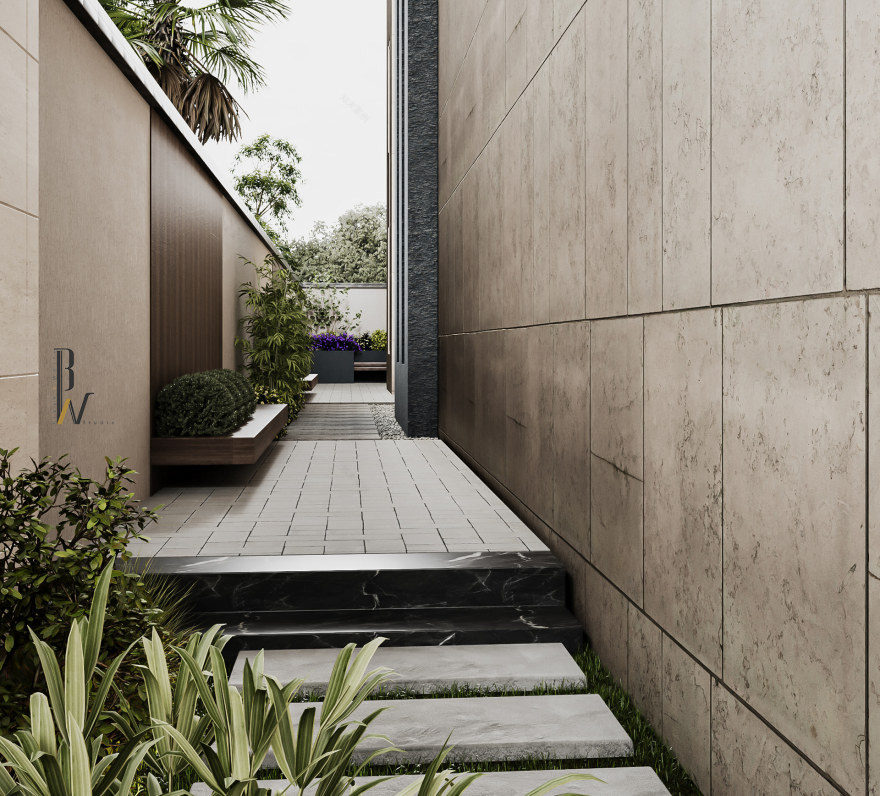 别墅景观丨阿曼丨Black N White-16