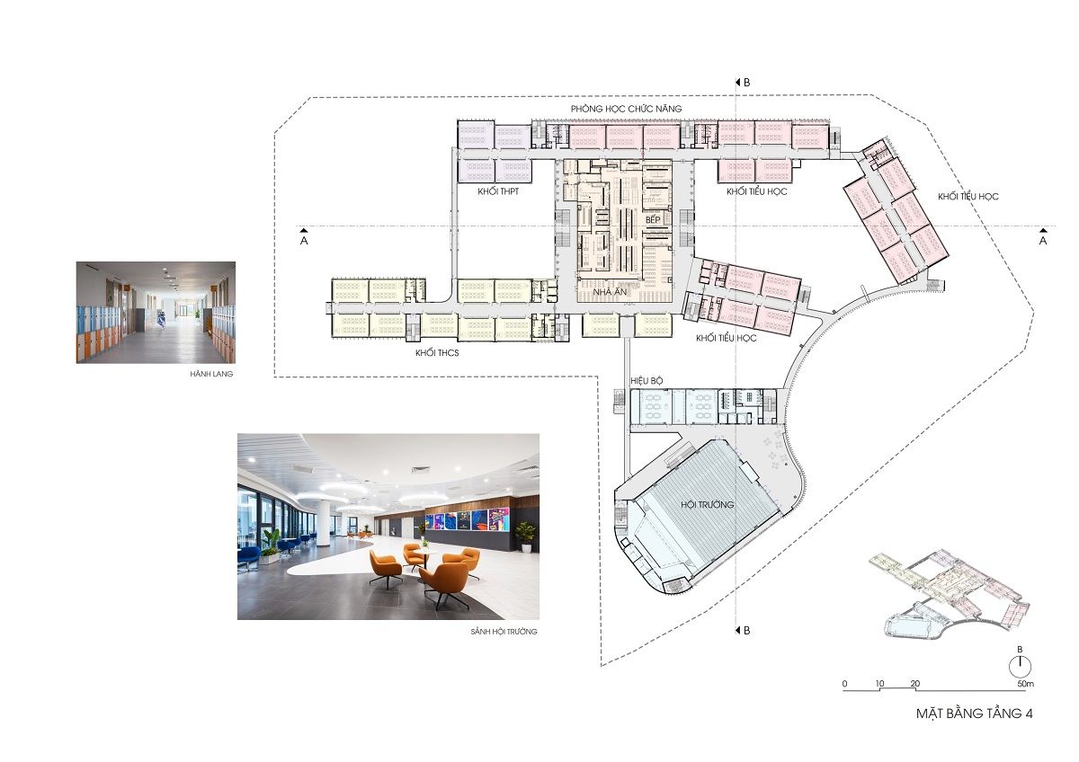 越南河内 Dewey Tây Hồ Tây 中学设计案例-18