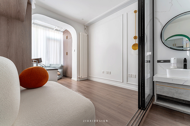 北京菜园北里法式简约风设计丨中国北京丨久栖设计-8