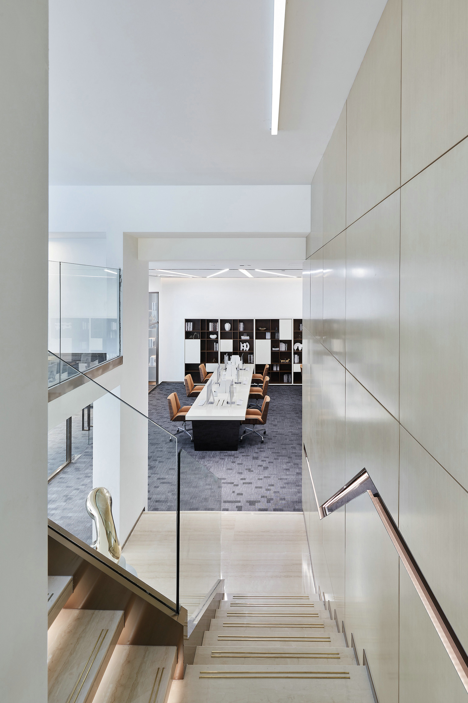 如墨设计｜创意美学玩转空中Loft办公样板-23