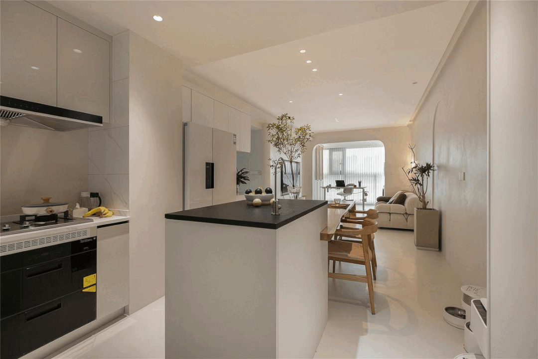 90㎡开放式空间的艺术探索-2