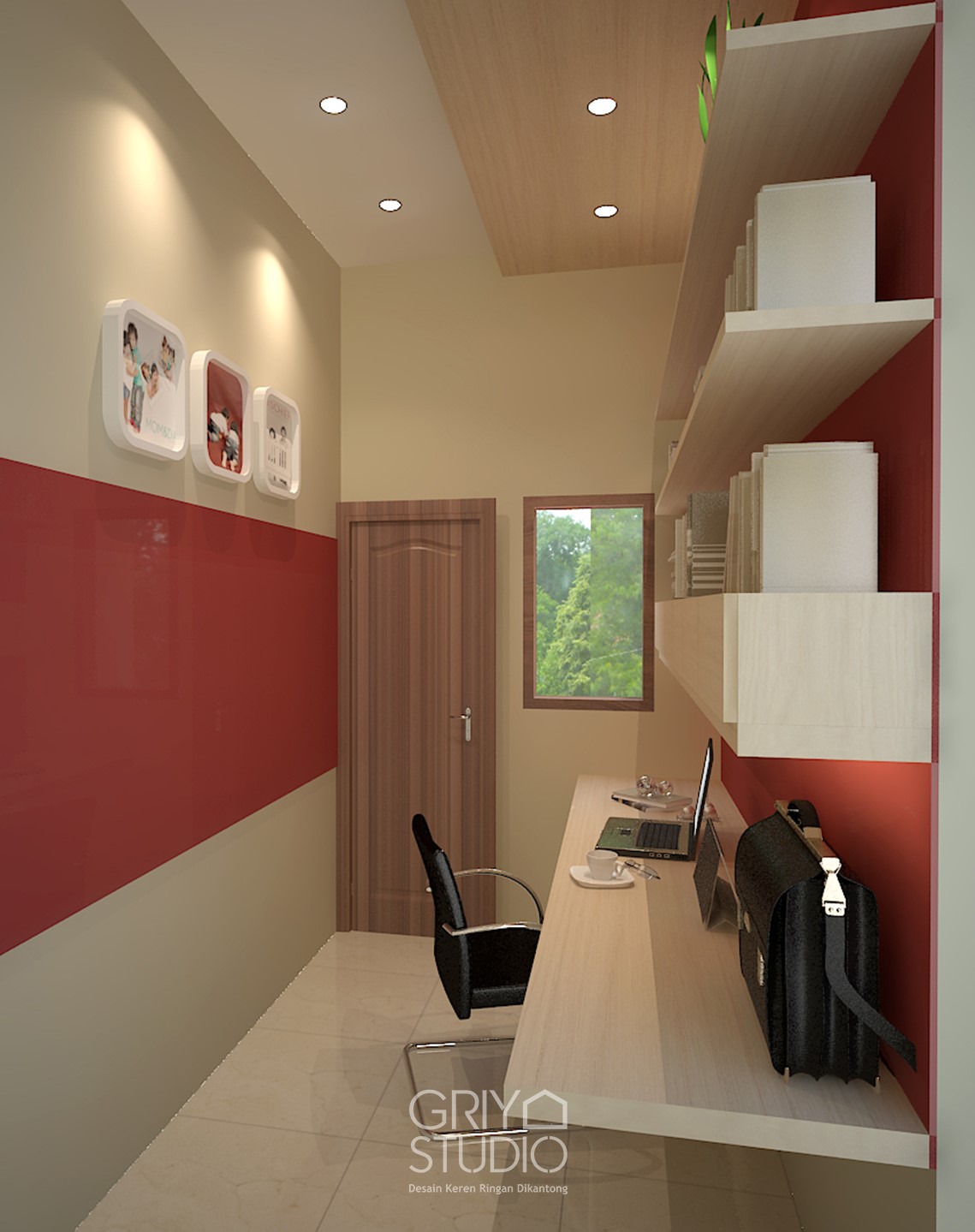 Griya Studio 打造的家庭办公室设计-8