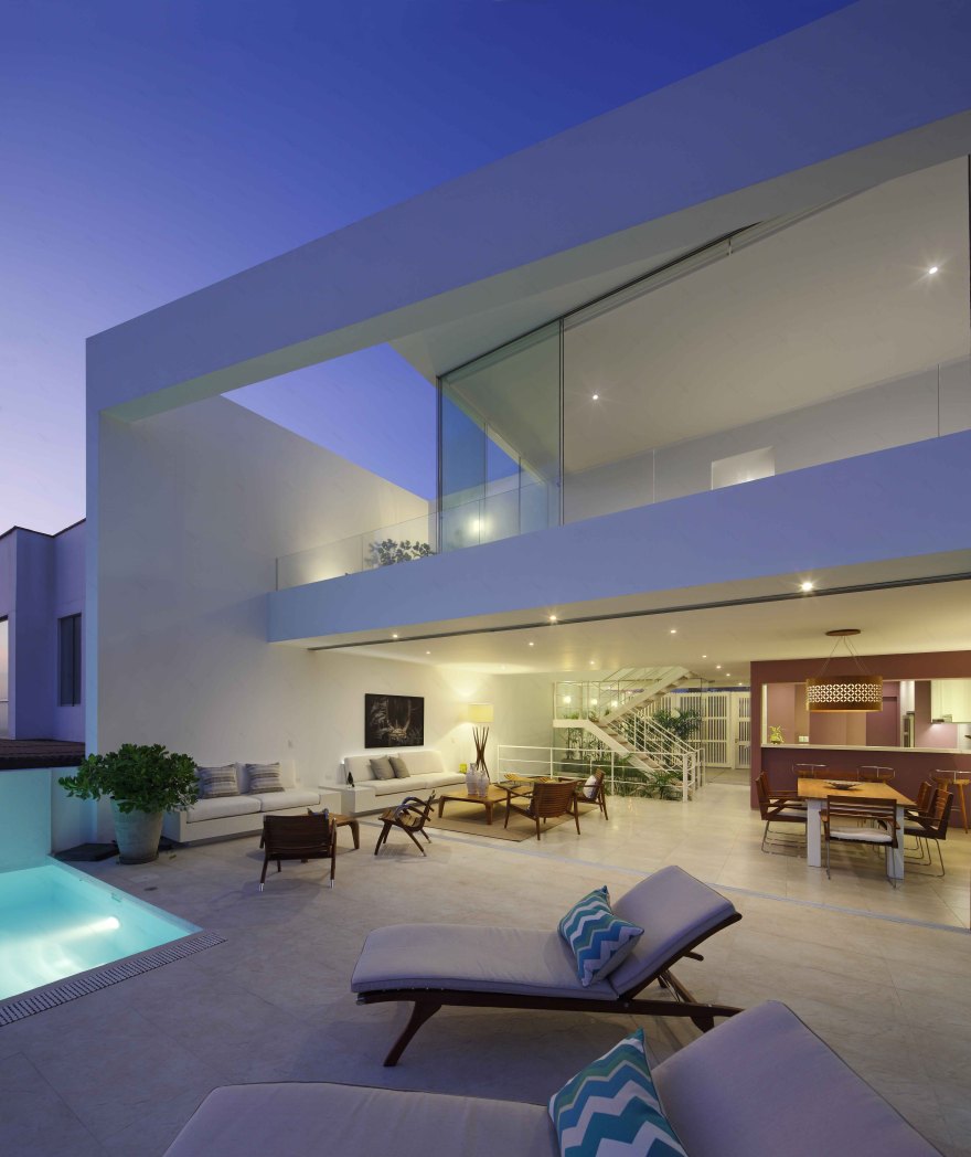 秘鲁利马海景别墅,白盒子的生活空间-54