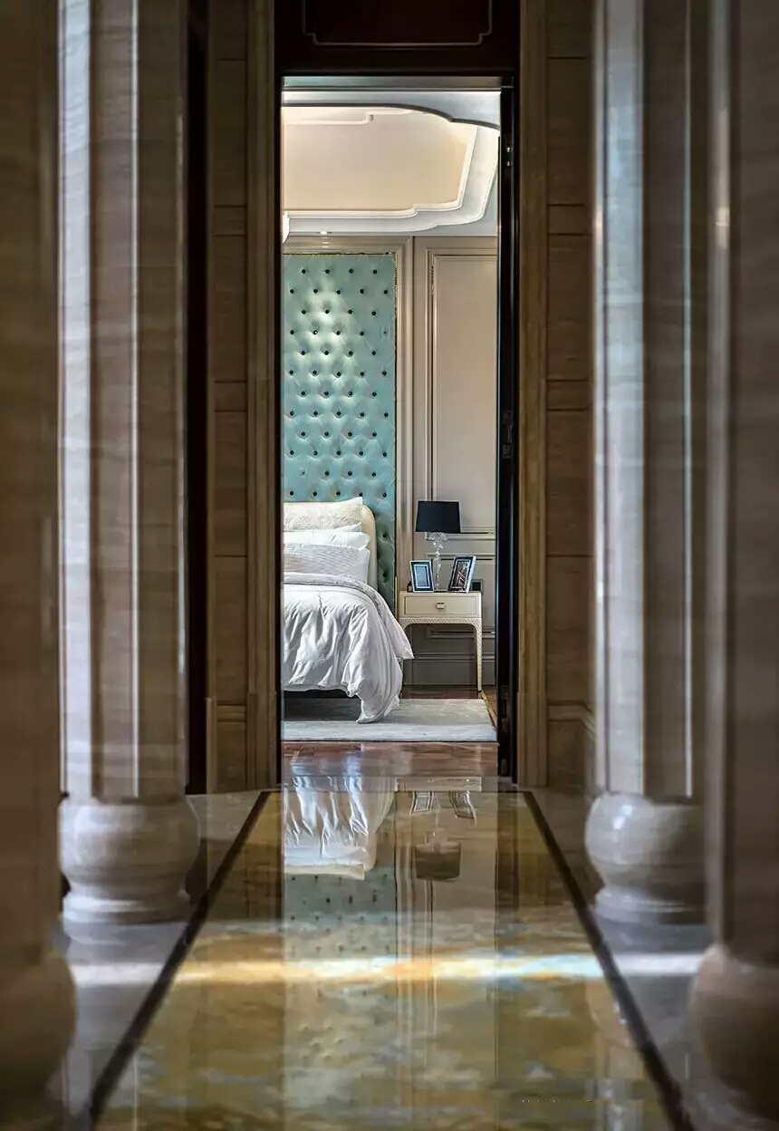 东西方元素融合的奢华豪宅 新装饰主义别墅设计方案资料-2