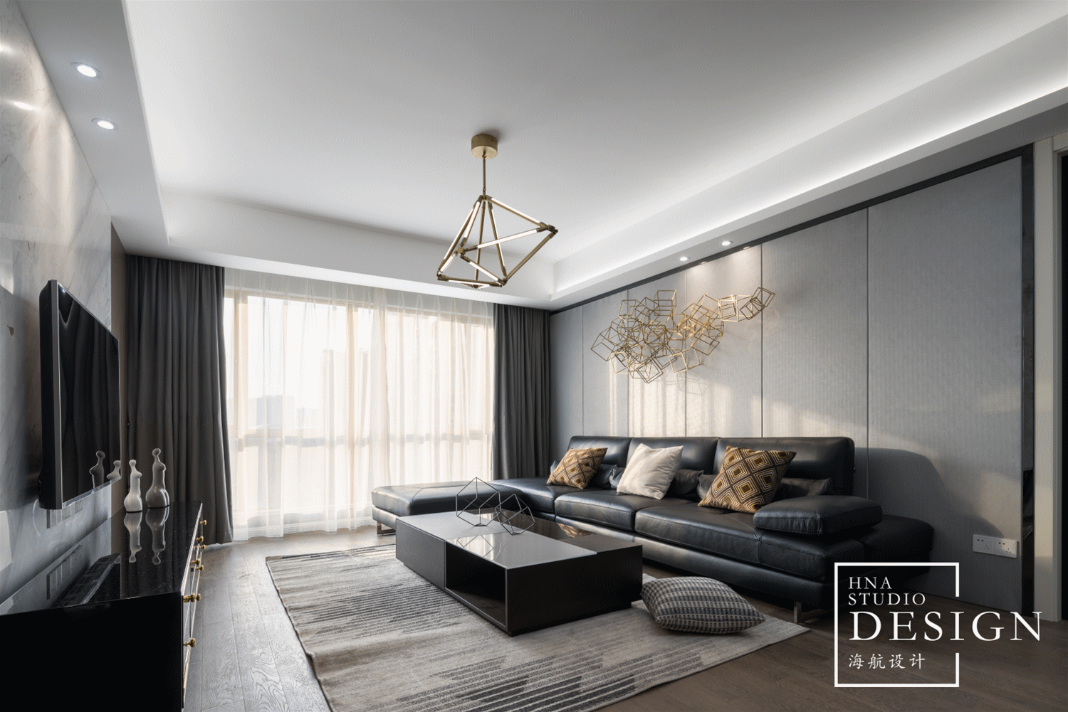 海航设计 | 常发豪庭◣我所理解的生活◥140平现代风格-9