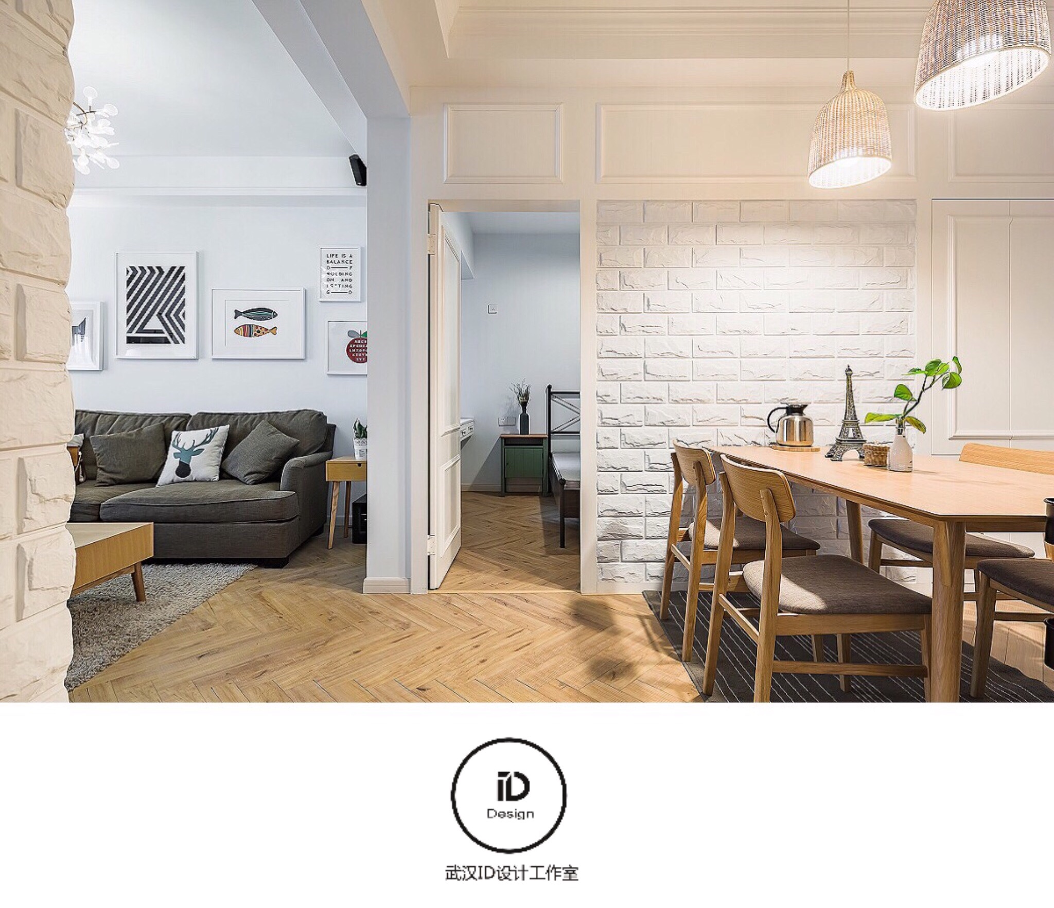 91㎡北欧日式婚房，融合风格打造收纳空间-26