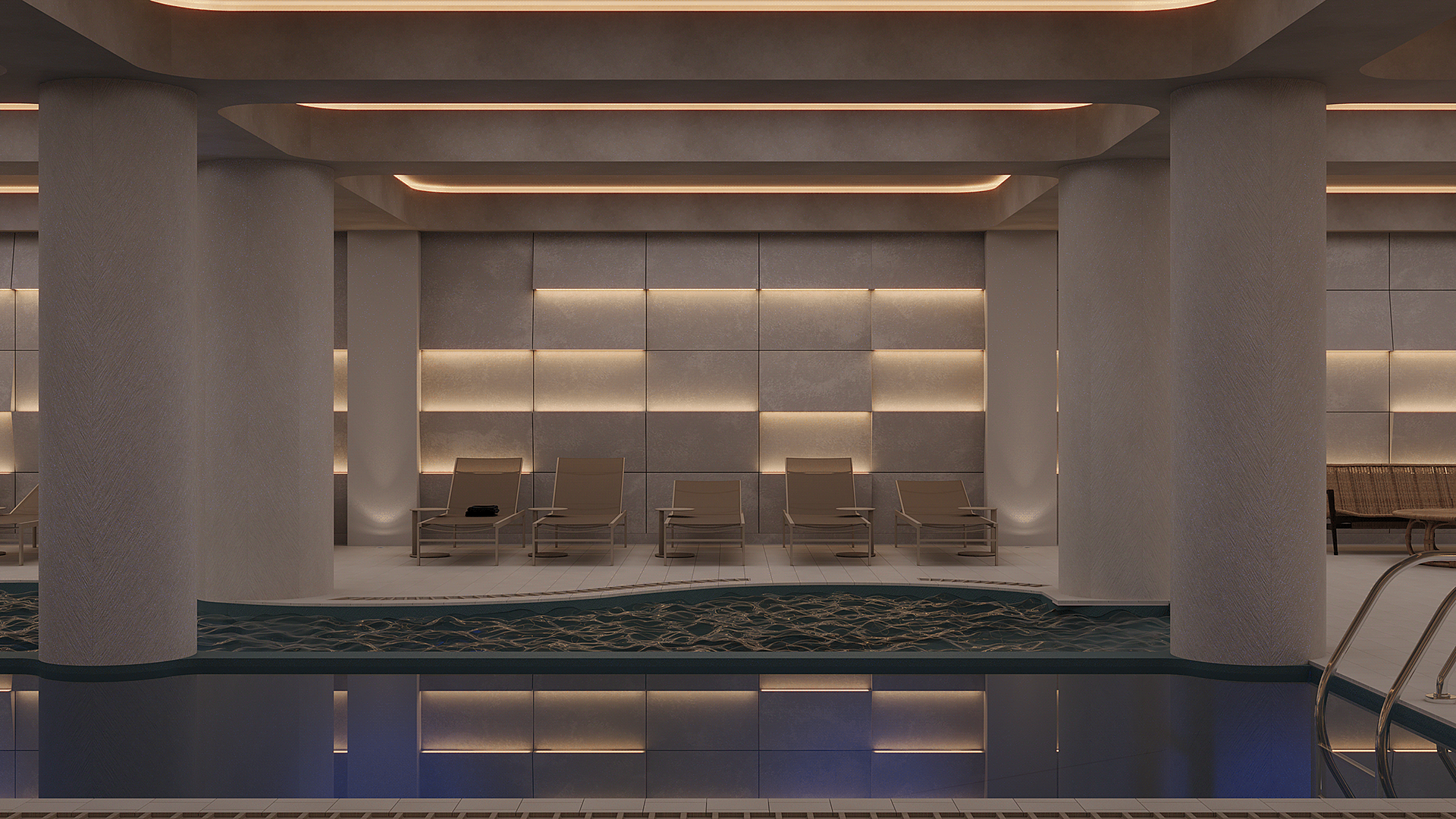 室内泳池及花园区域设计丨亚美尼亚丨Vana Setrakian-11