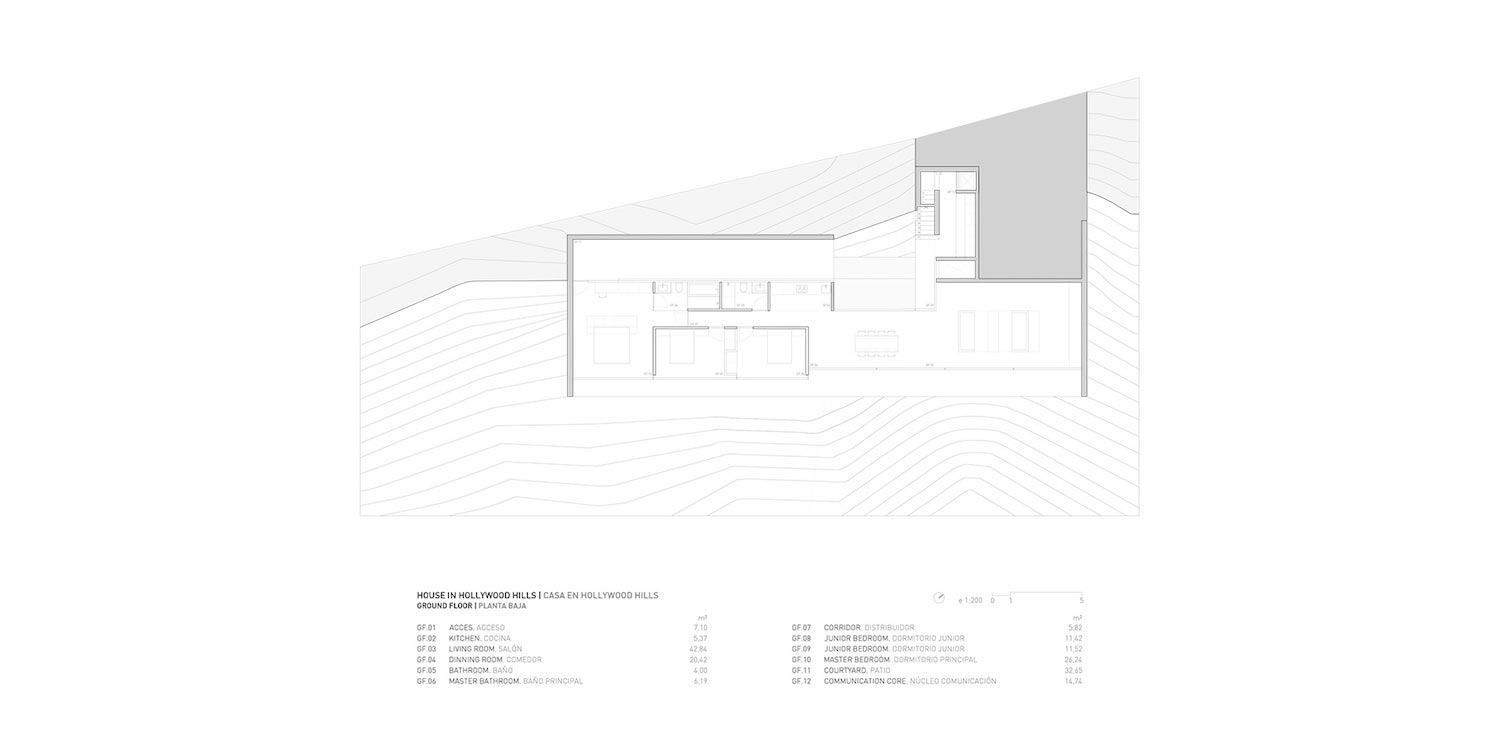 Fran Silvestre Architects 打造好莱坞山现代豪宅，29 米长窗户捕捉风景-14