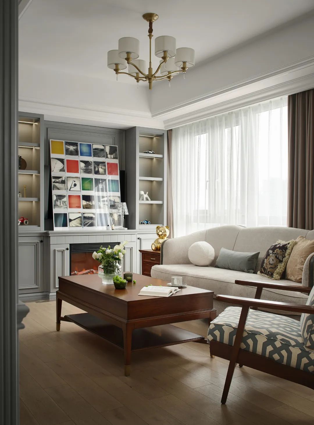 宁波 139㎡浅饮美式生活住宅丨中国宁波-10