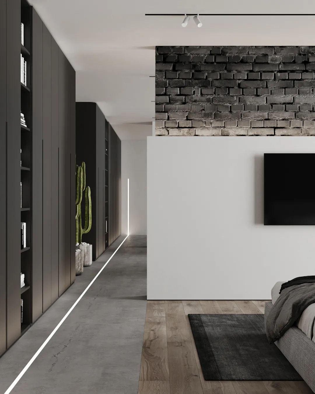 灰色简约空间,黑与白的都市艺术丨HPISD-7