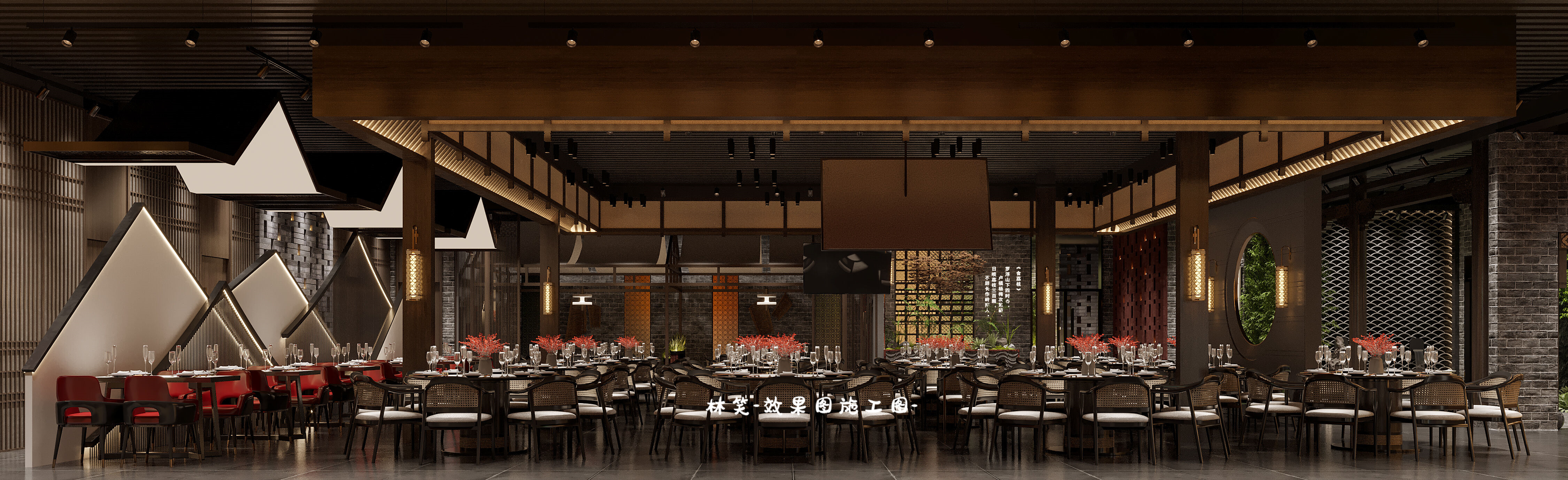 【新中式】私房菜馆，打造静雅敛的禅意氛围-3