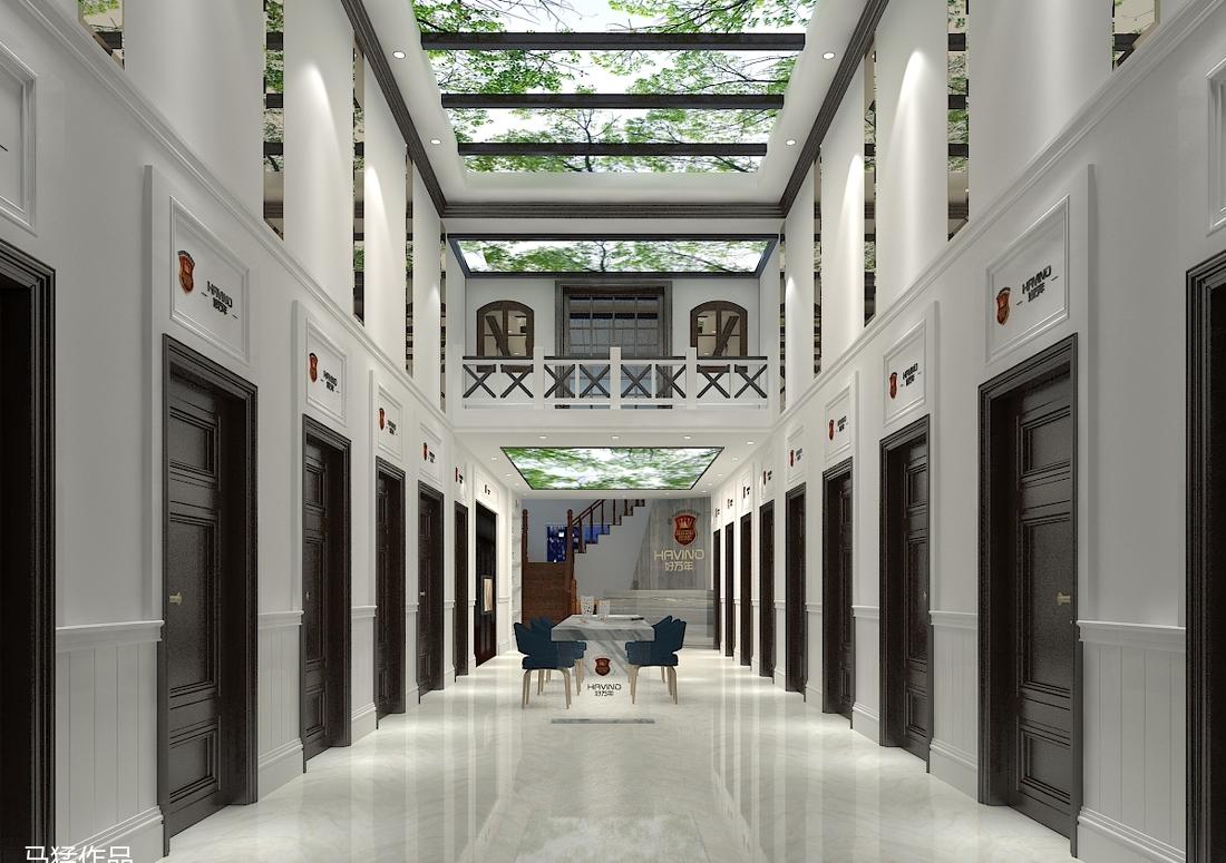 
周口形象店好万年木门 -3