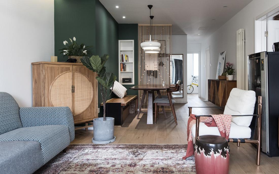 北京 86㎡新中式家居,与父母共享的温馨空间-6