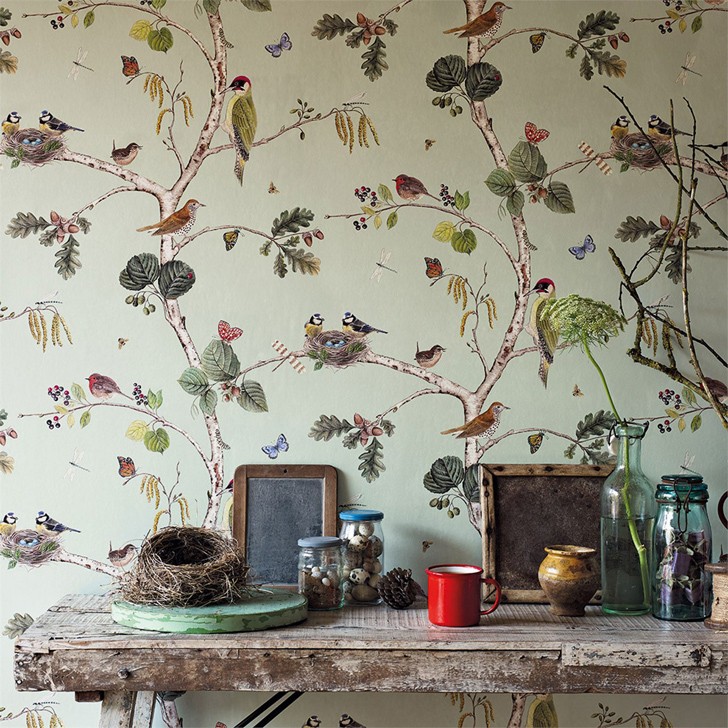 沙森森新推出自然风“森林工艺”墙纸与纺织品系列-12