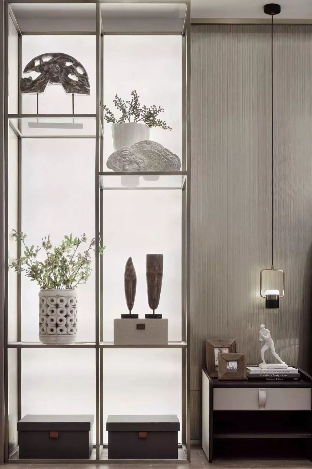 高级灰住宅——中南樾府高层样板间  重庆涟漪设计-31