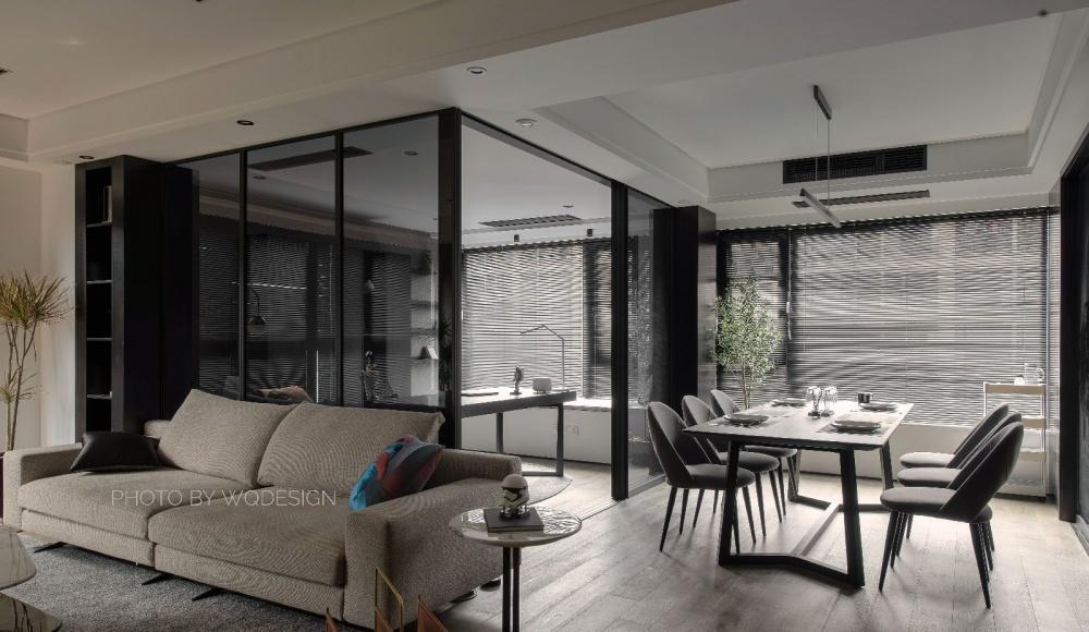 极简工业风,打造硬朗与温柔并存的家居空间-17