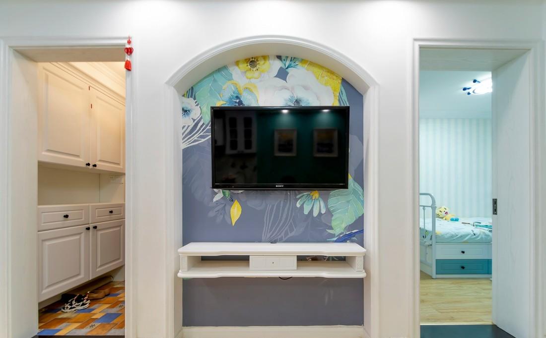 60 平三室田园风,双儿童房定制设计-13