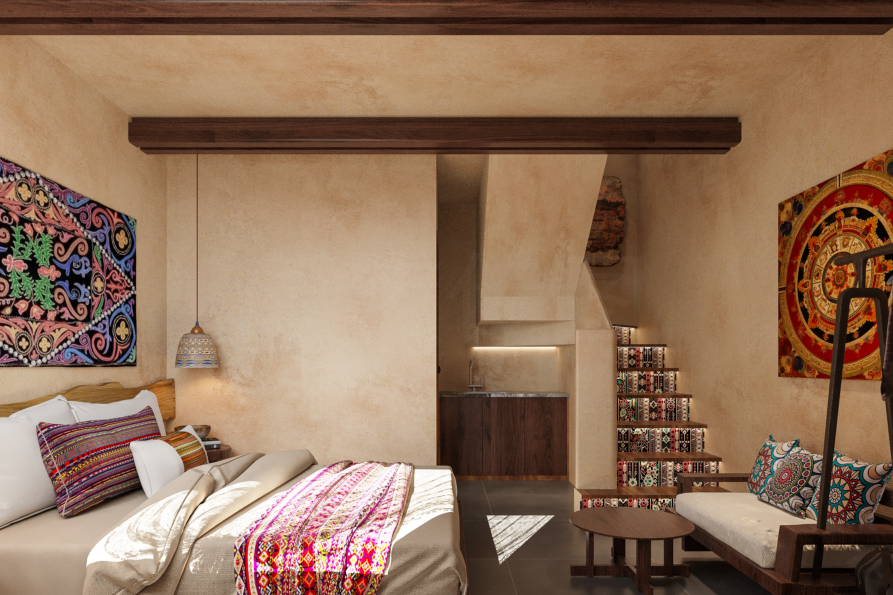 一个具有民族特色的民宿环境-2