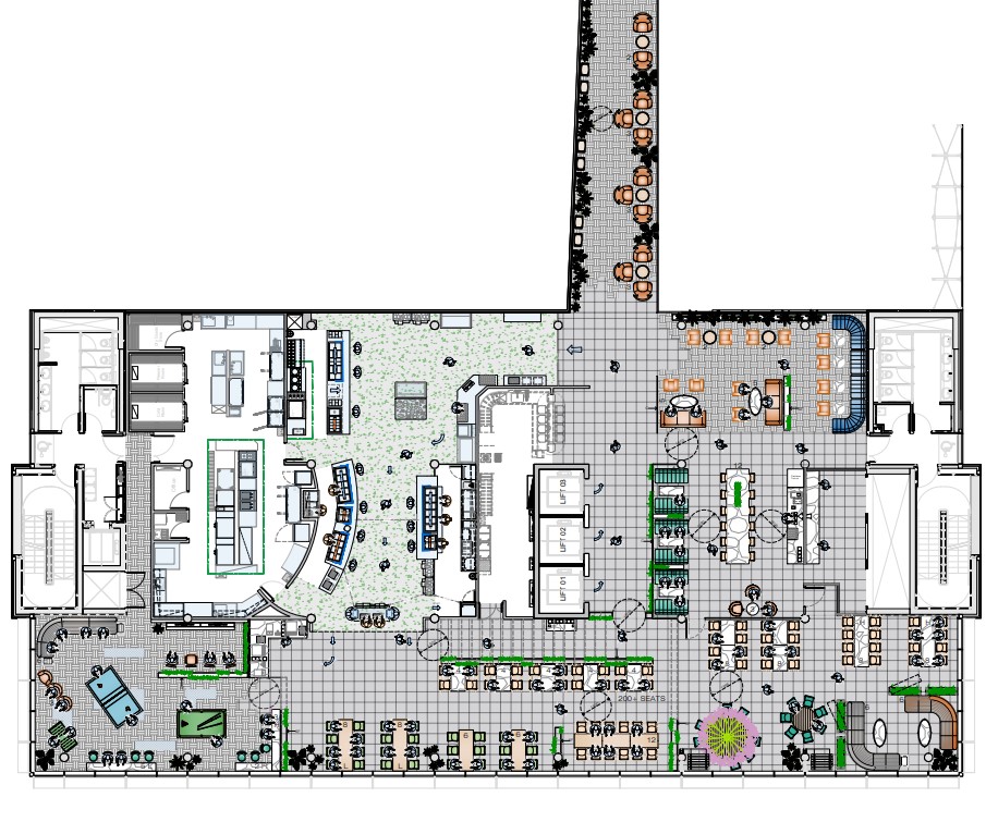 PWC 6th Floor Staff Restaurant, Seating Area & Lounges-29