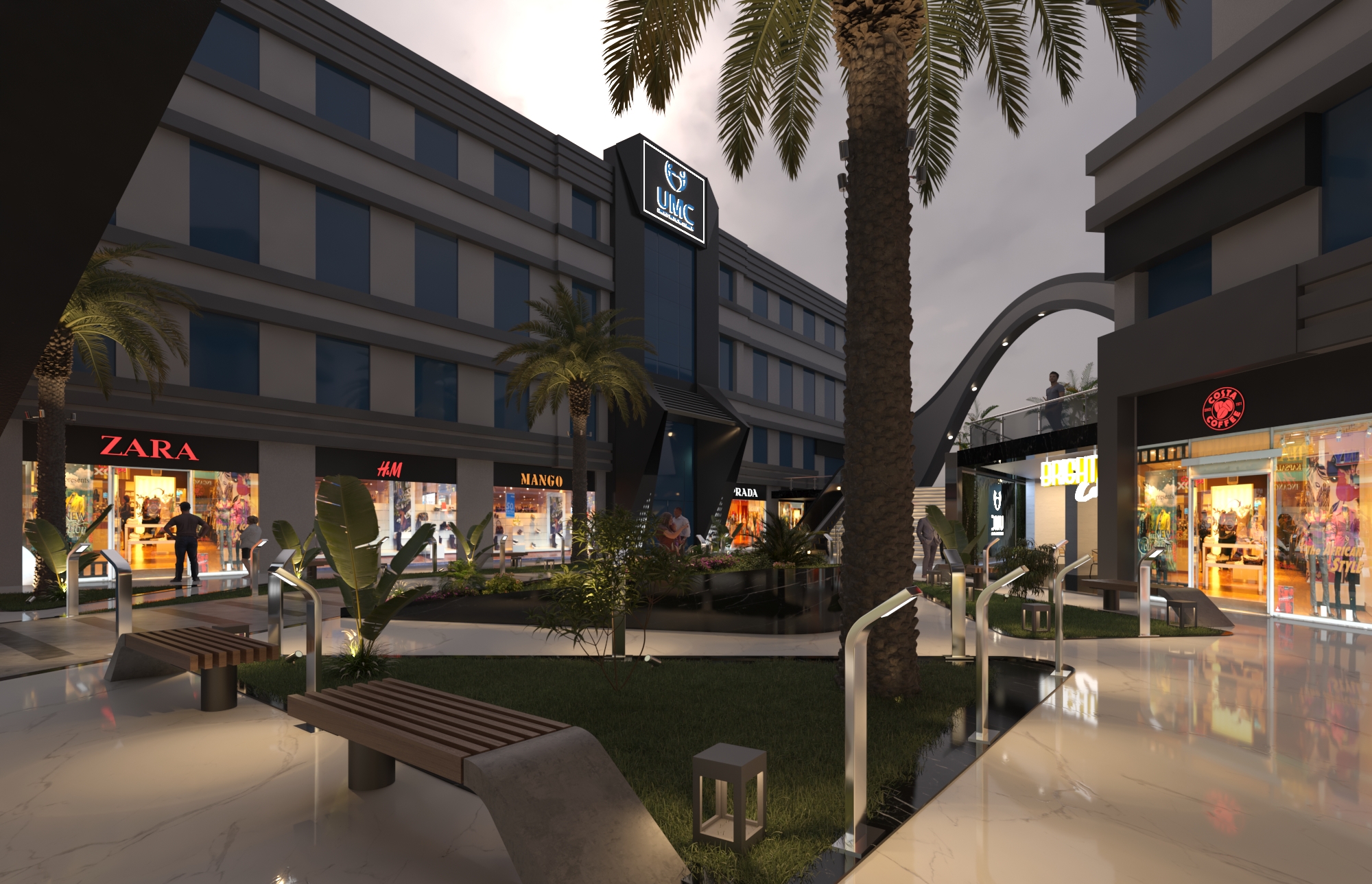 U.M.C Entrance landscape Design-4