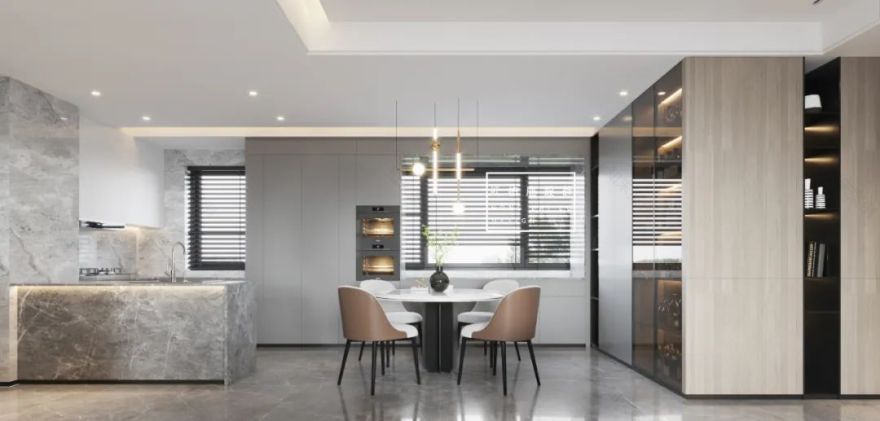 深圳光明天汇城 125㎡私人住宅,意式轻奢与自然共生-20