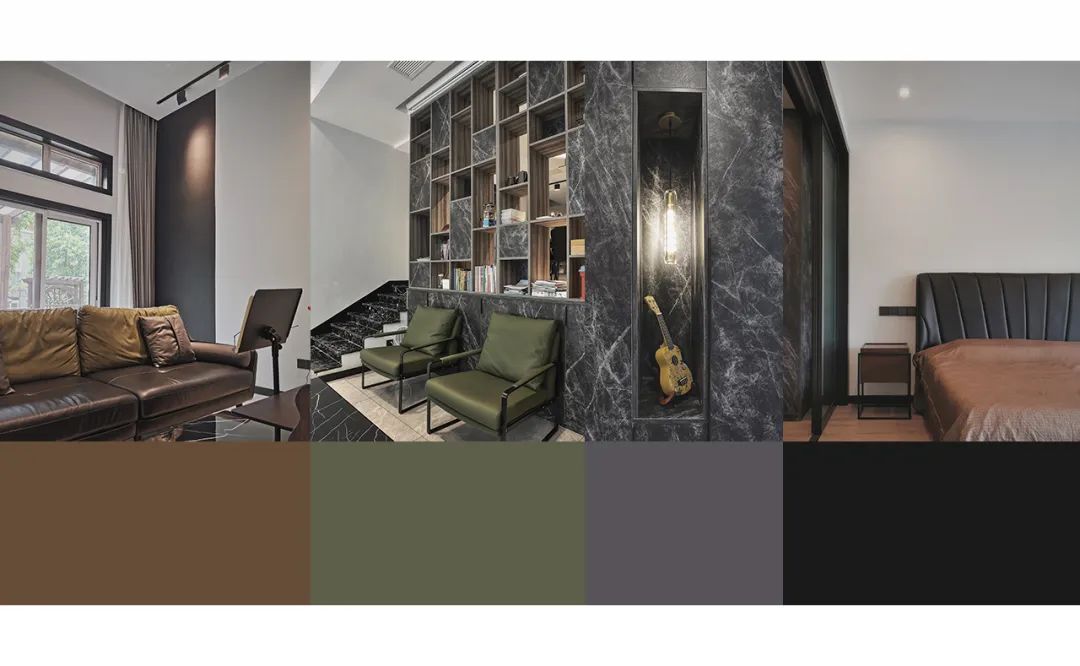 200㎡现代简约黑白灰,无主灯设计演绎个性空间高质感-25