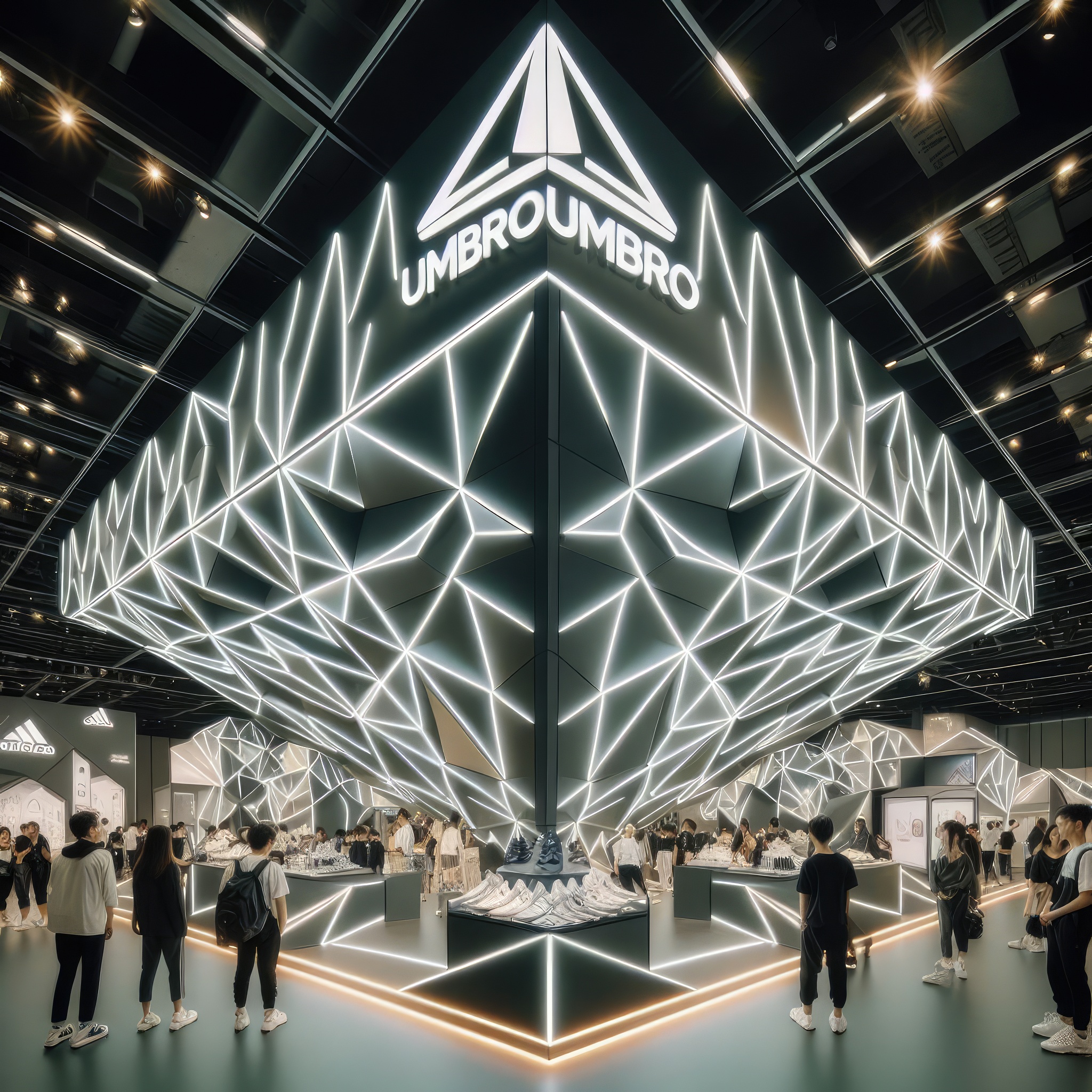 Umbro Outdoor/Indoor Store Architecture generated by Ai-19