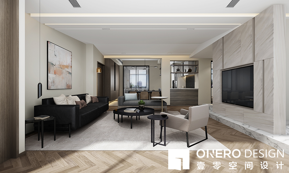 武汉壹零空间设计 | 轻奢之作，诠释都市精英生活品味-9