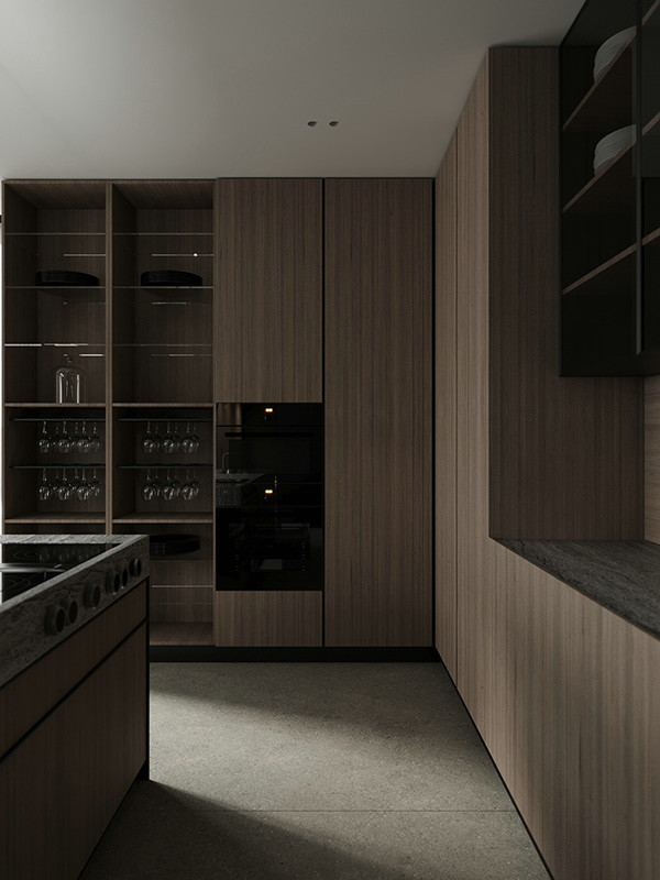 简约风大平米住宅设计 超精致！-11