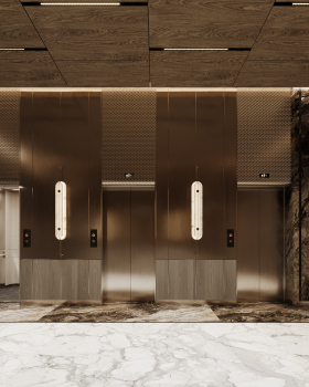 电梯区域设计丨MAYADA RAGEH