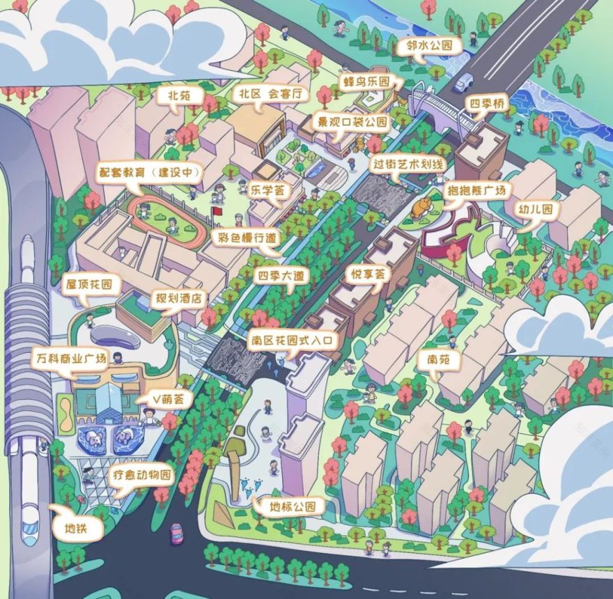 万科翡翠大道 · 重塑当代街区景观丨中国天津丨UMS里表都会-19