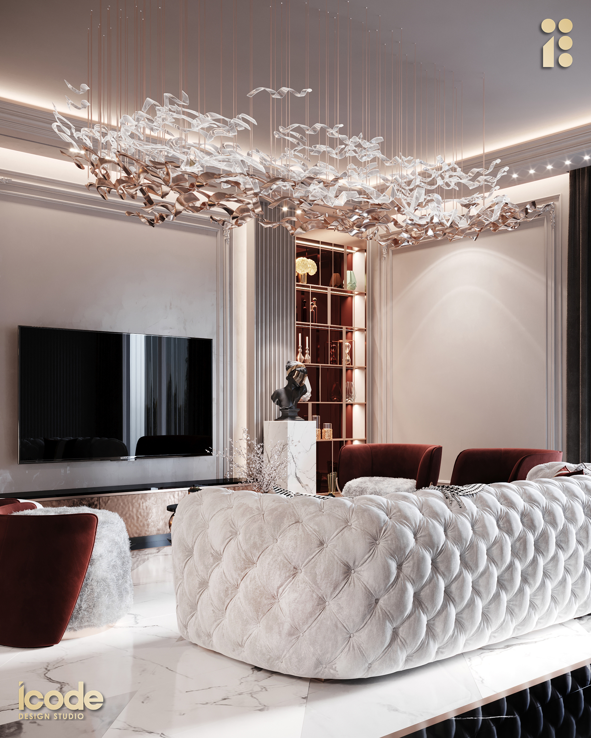 ICODE DESIGN STUDIO 豪华接待室设计-6