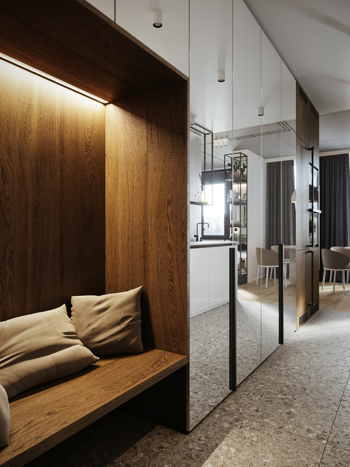 现代北欧风小户型，简单舒适的小窝-1