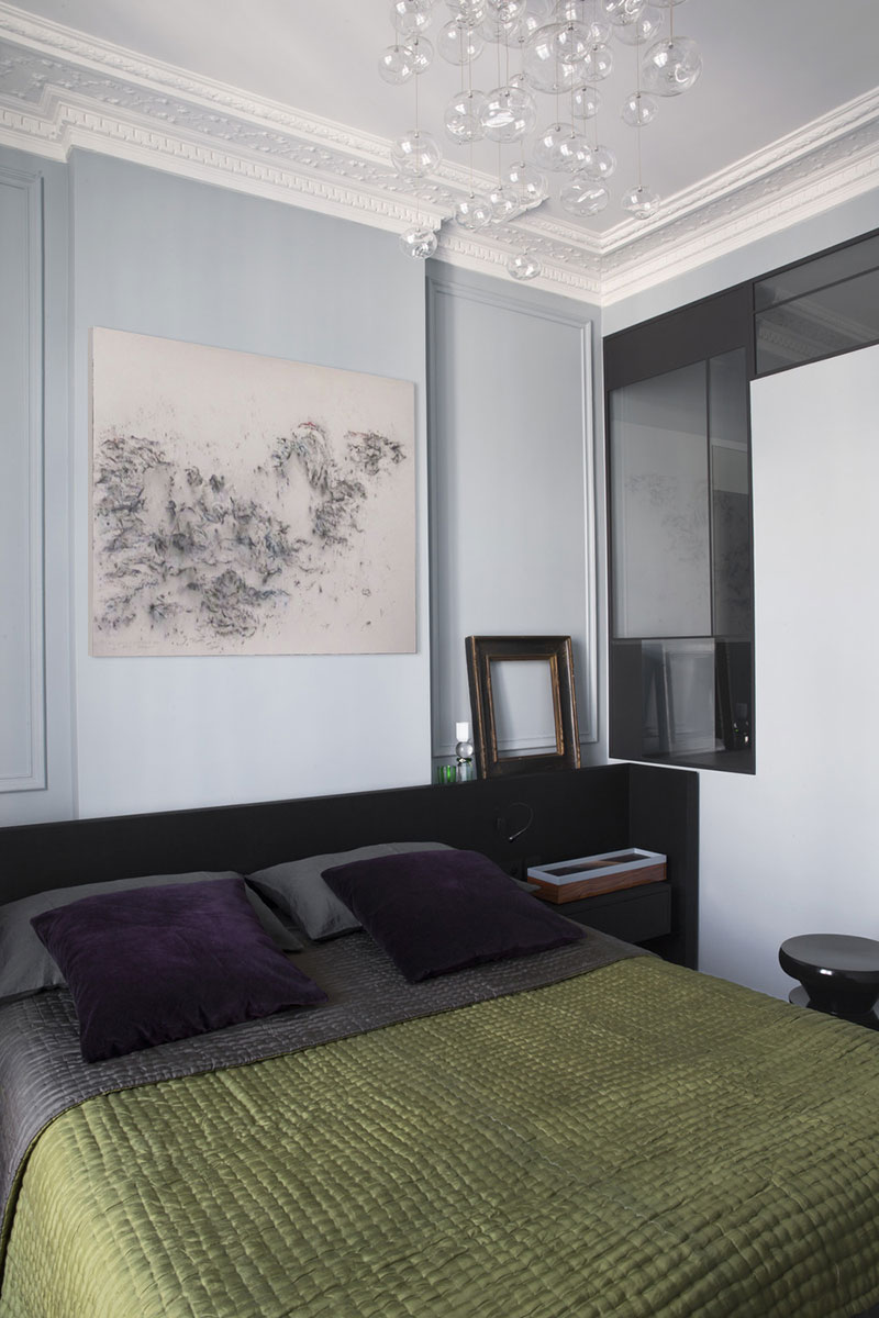 巴黎时尚混搭公寓 | 现代设计邂逅文艺复兴艺术-9