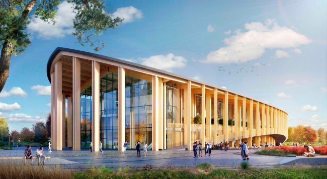 “Дерево на арене”相关建筑项目（含“Агора”等）丨俄罗斯莫斯科丨ПИ «АРЕНА»,Mecanoo（教育中心前期）-44