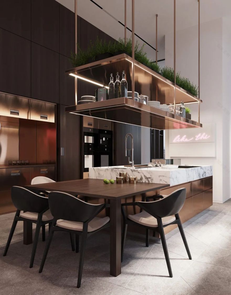 1105㎡顶层复式,奢华的气质!-37