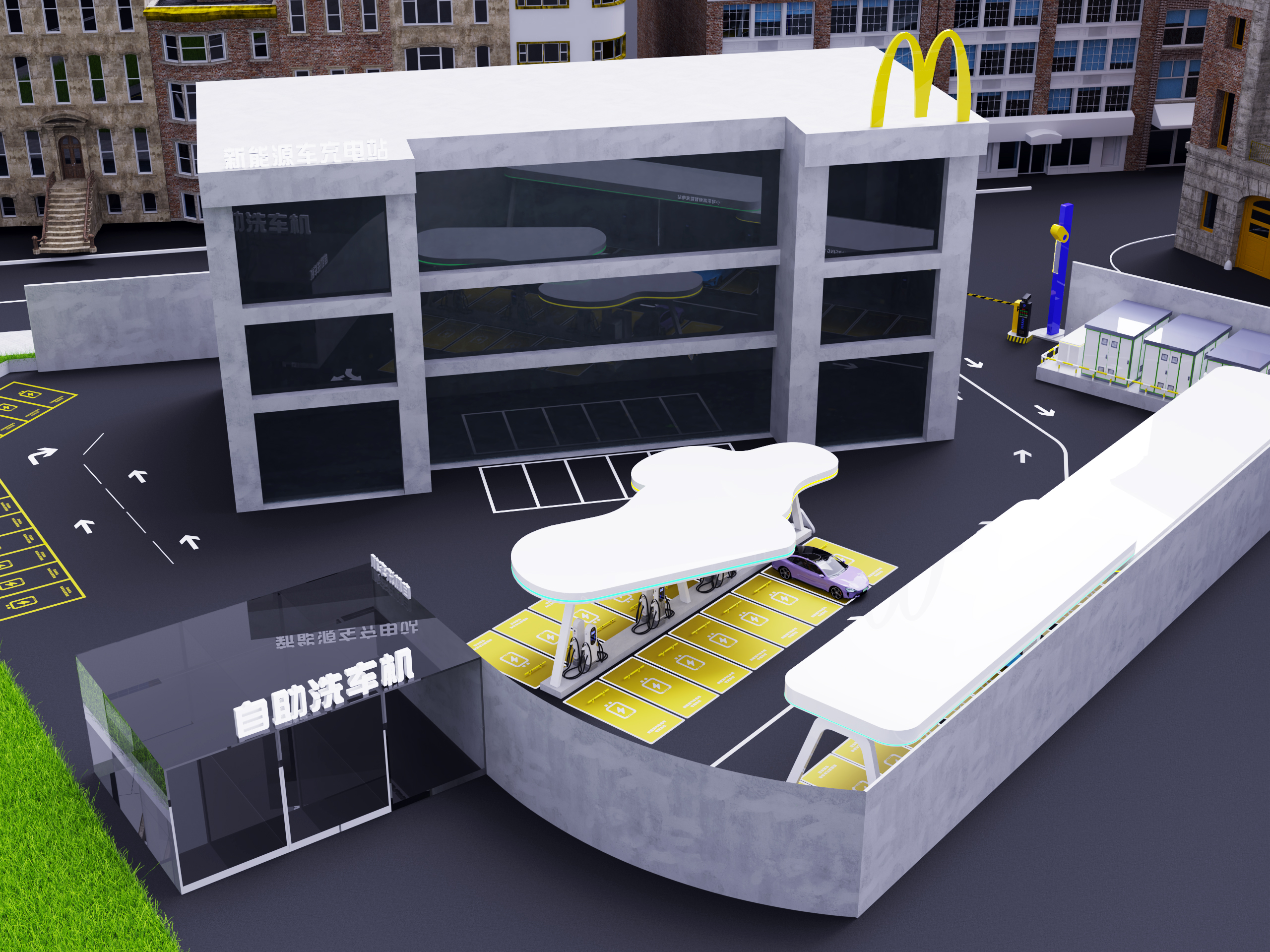 新能源超级充电站设计-30