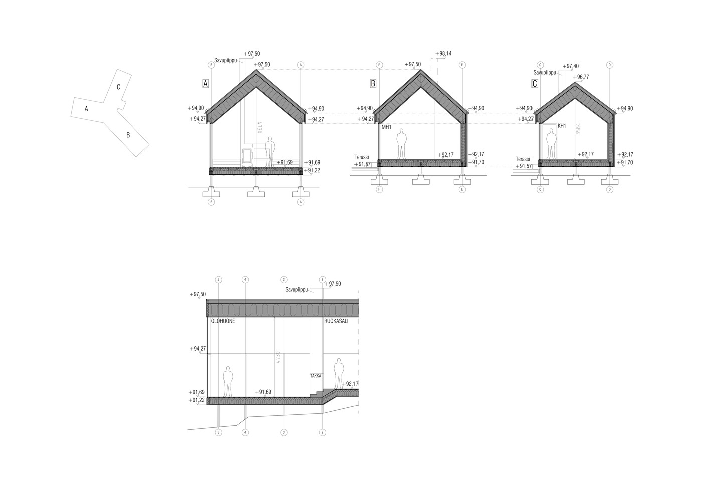 芬兰湖畔“Y 形”生态小屋-62