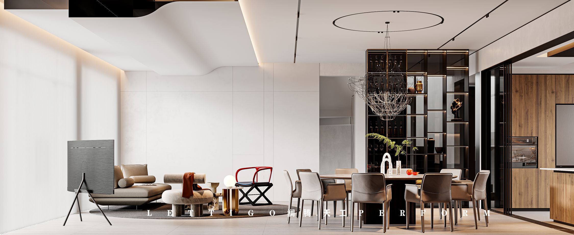 简约意式别墅大宅，生活本该如此精致-5