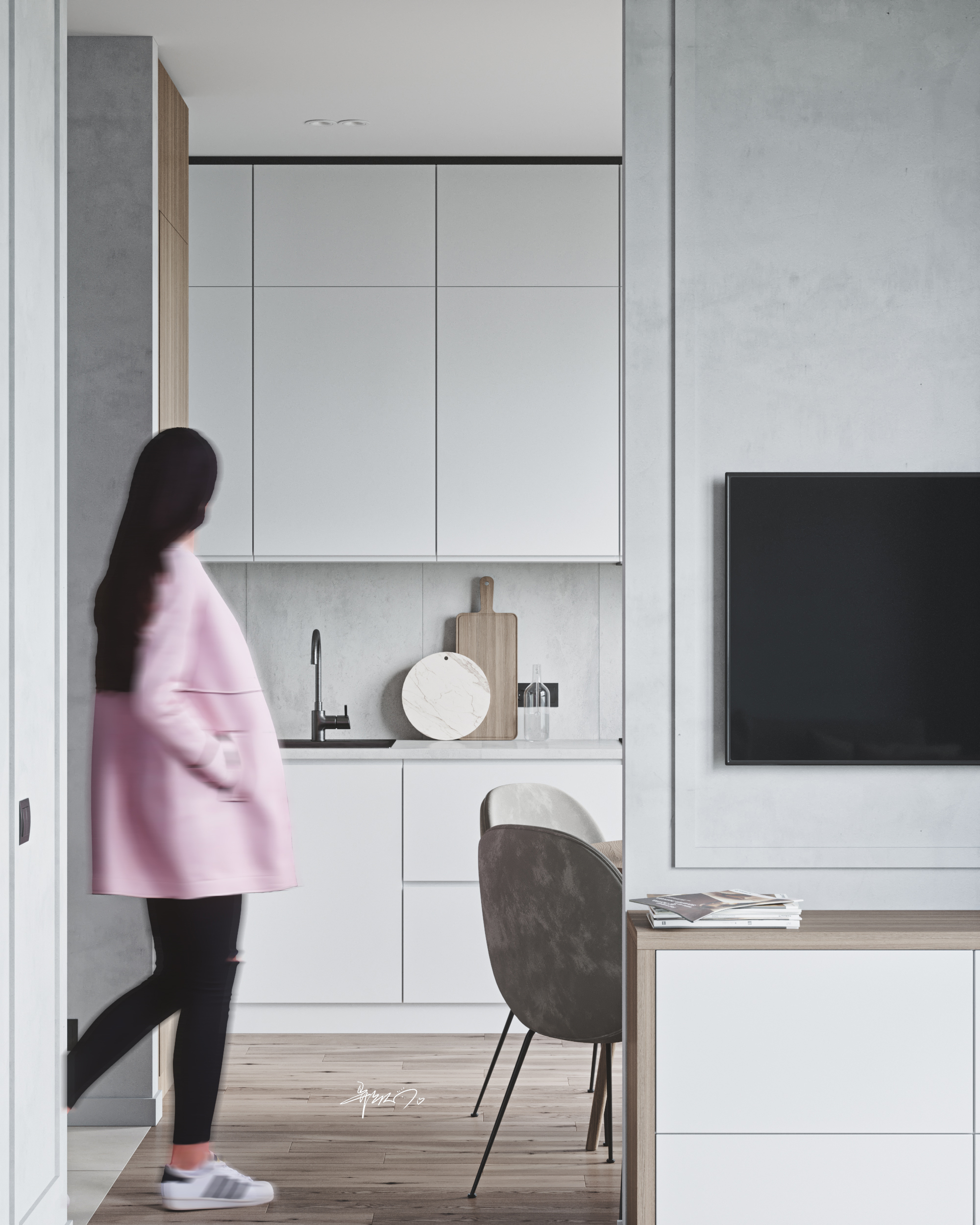 简约现代风住宅设计丨知名设计师-37