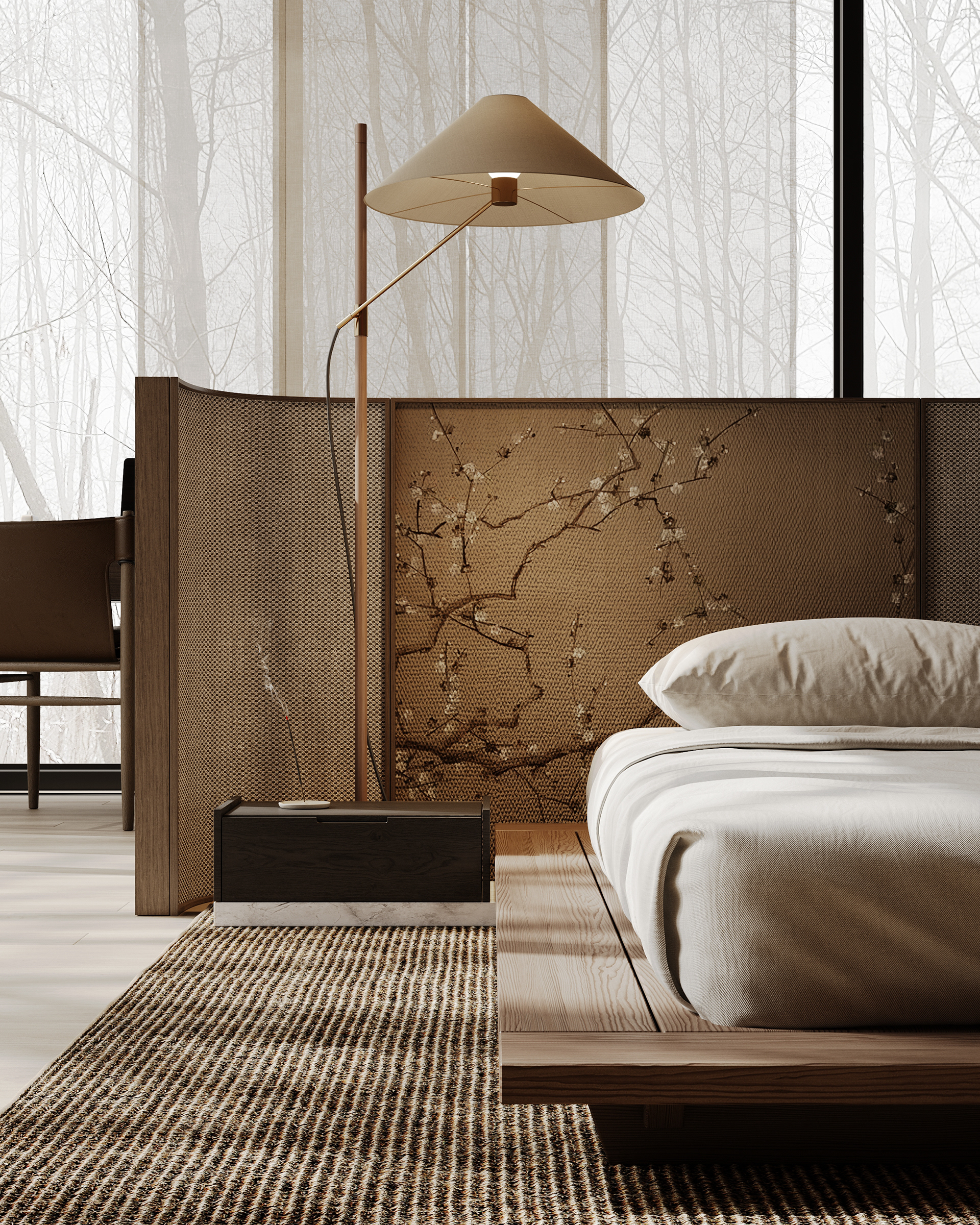 日式北欧风卧室概念丨CGQuasar-7