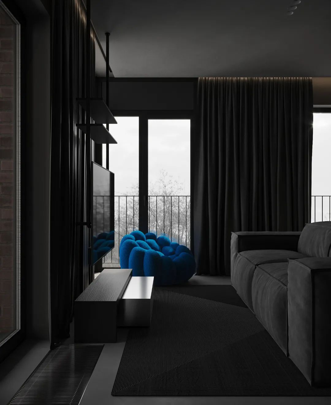 乌克兰基辅 182㎡极简风住宅丨SHOVK Architects-55