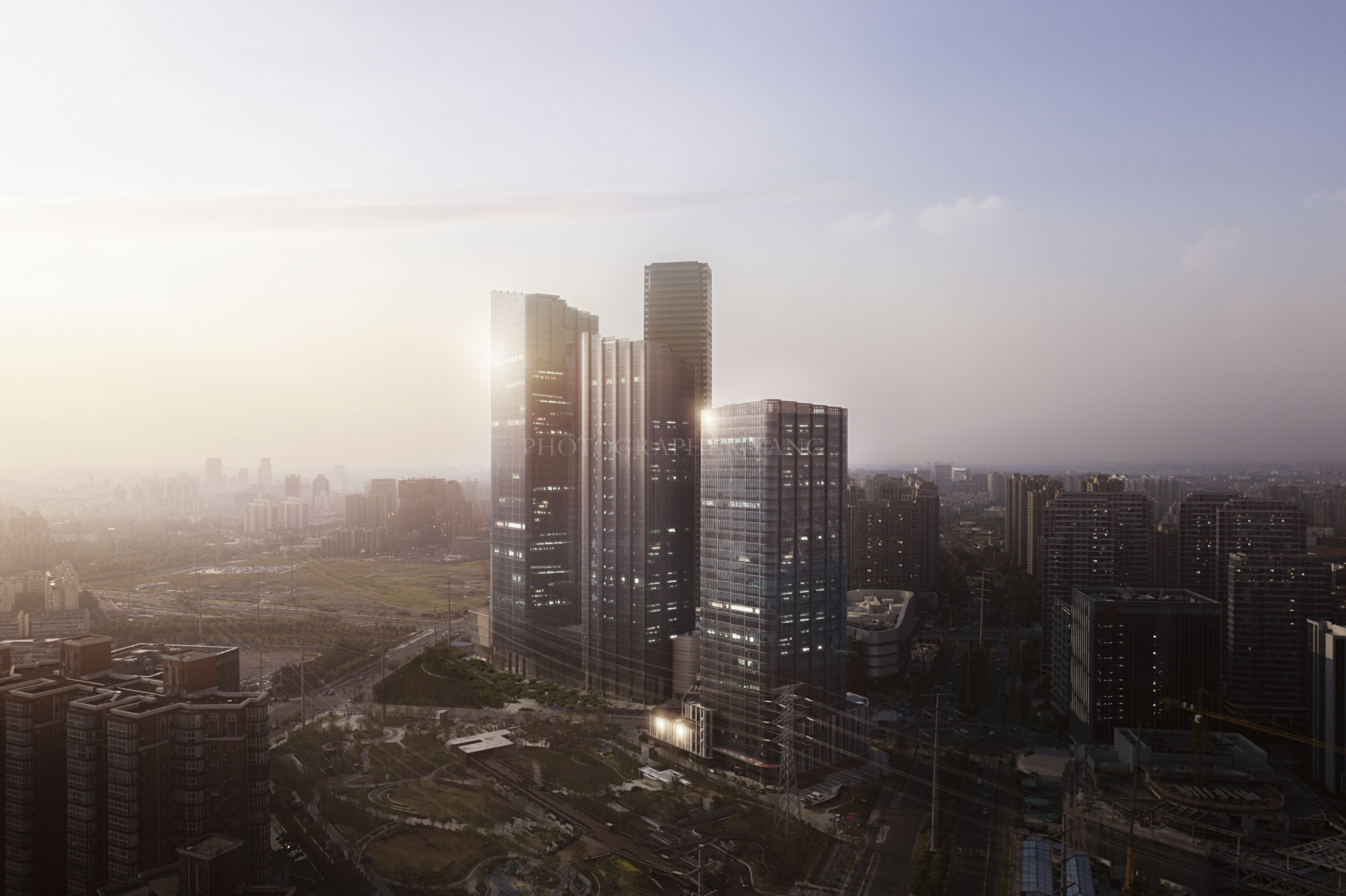 上海鸿企中心办公楼拍摄-1